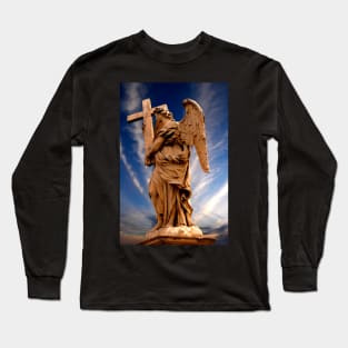 Angel with the Cross Long Sleeve T-Shirt